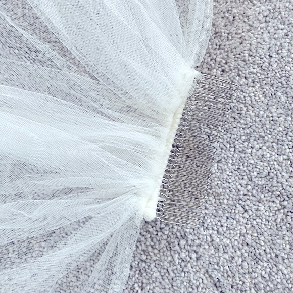 Beaded Cathedral Length Veil + Garment Bag - Picture 4 of 13